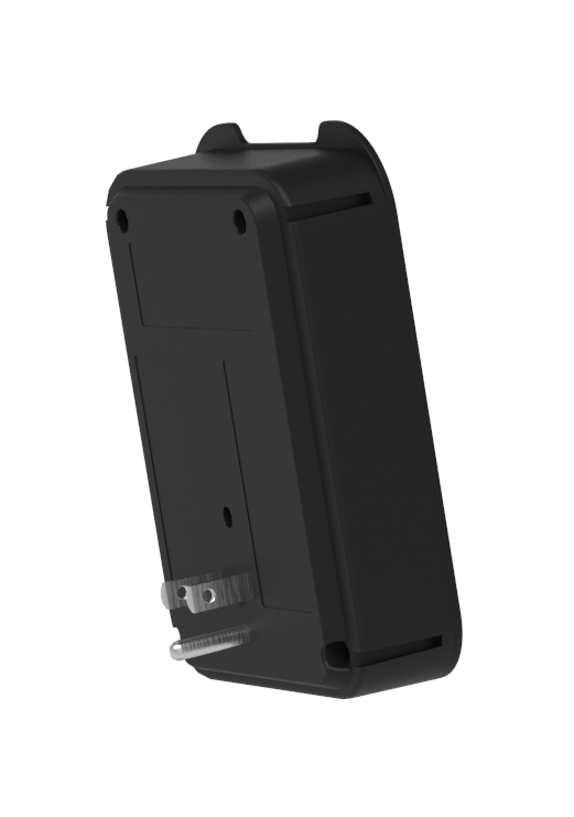 Black Charge Surge Protector, 6 Outlets/2 USB Ports