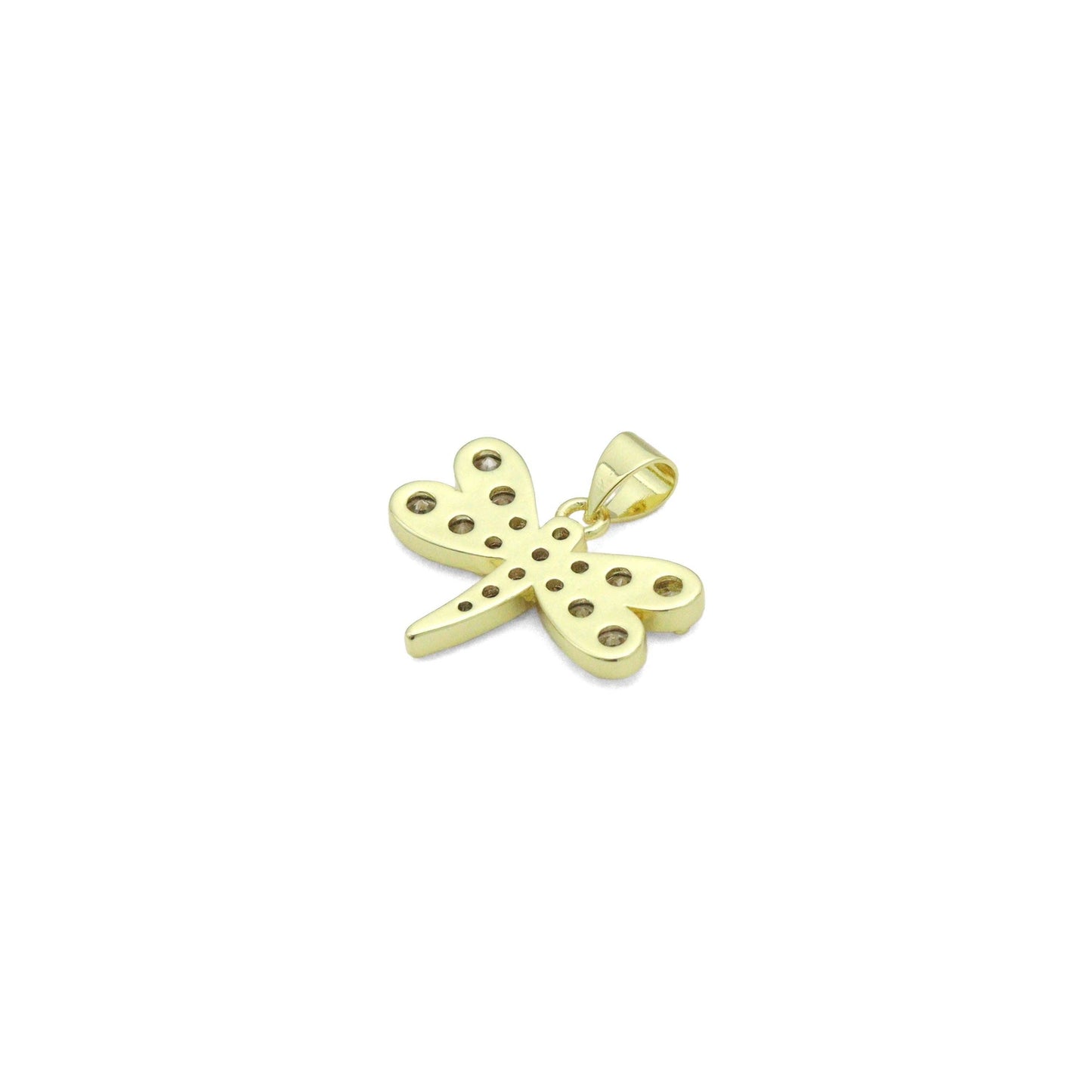 Gold Dragonfly Charm