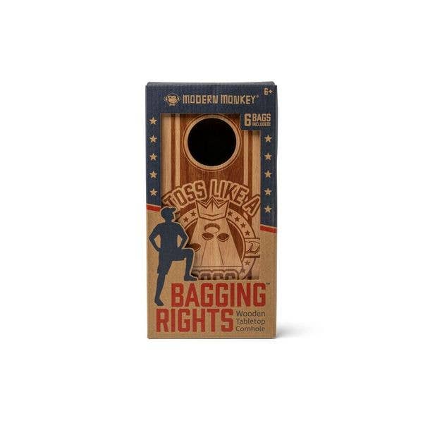 Wooden Tabletop Cornhole - Bagging Rights