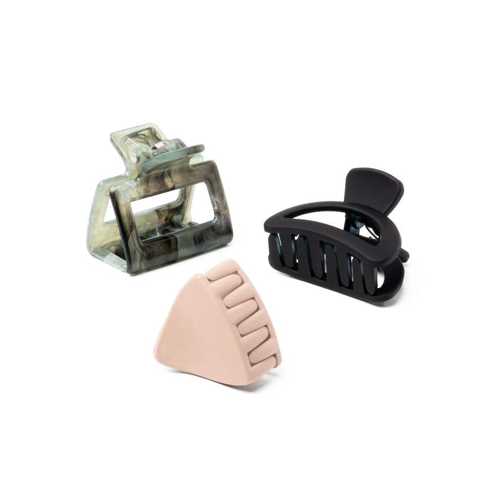 Hair Claw Clip 6 piece Set