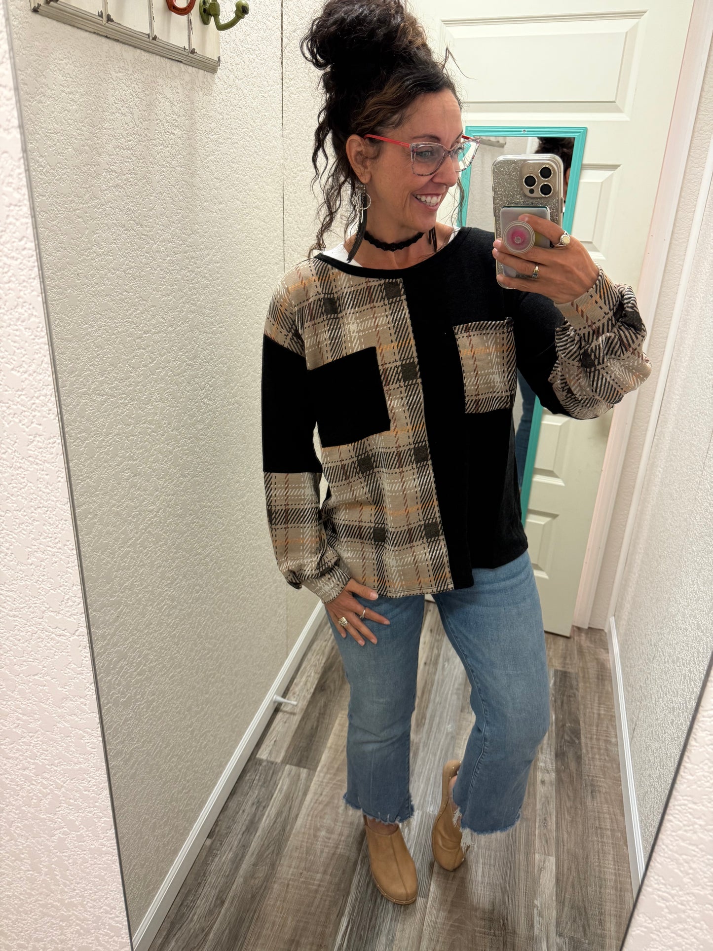 Kassie Color Block Sweater