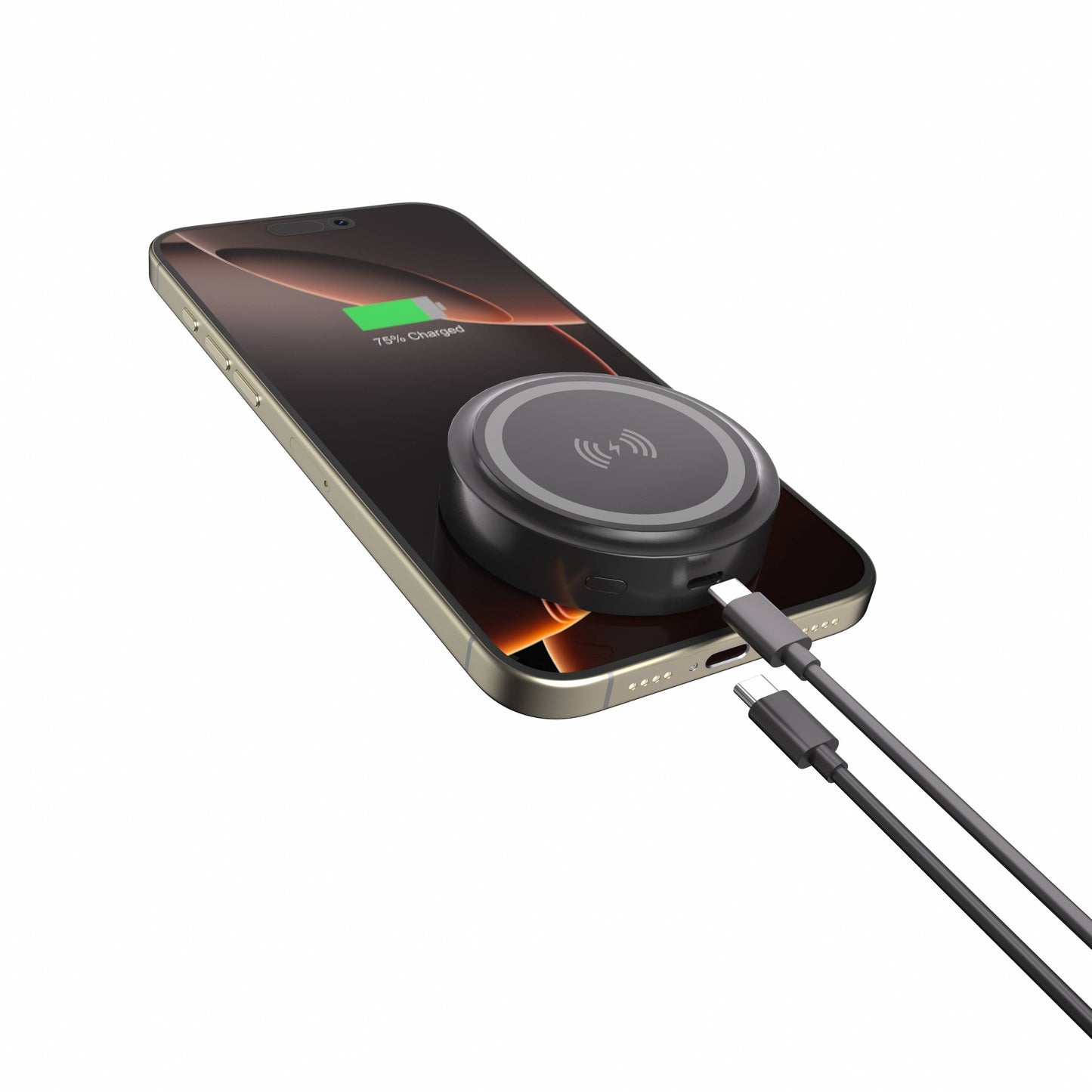 MagSafe Compatible Power Bank 5000mAh - Black