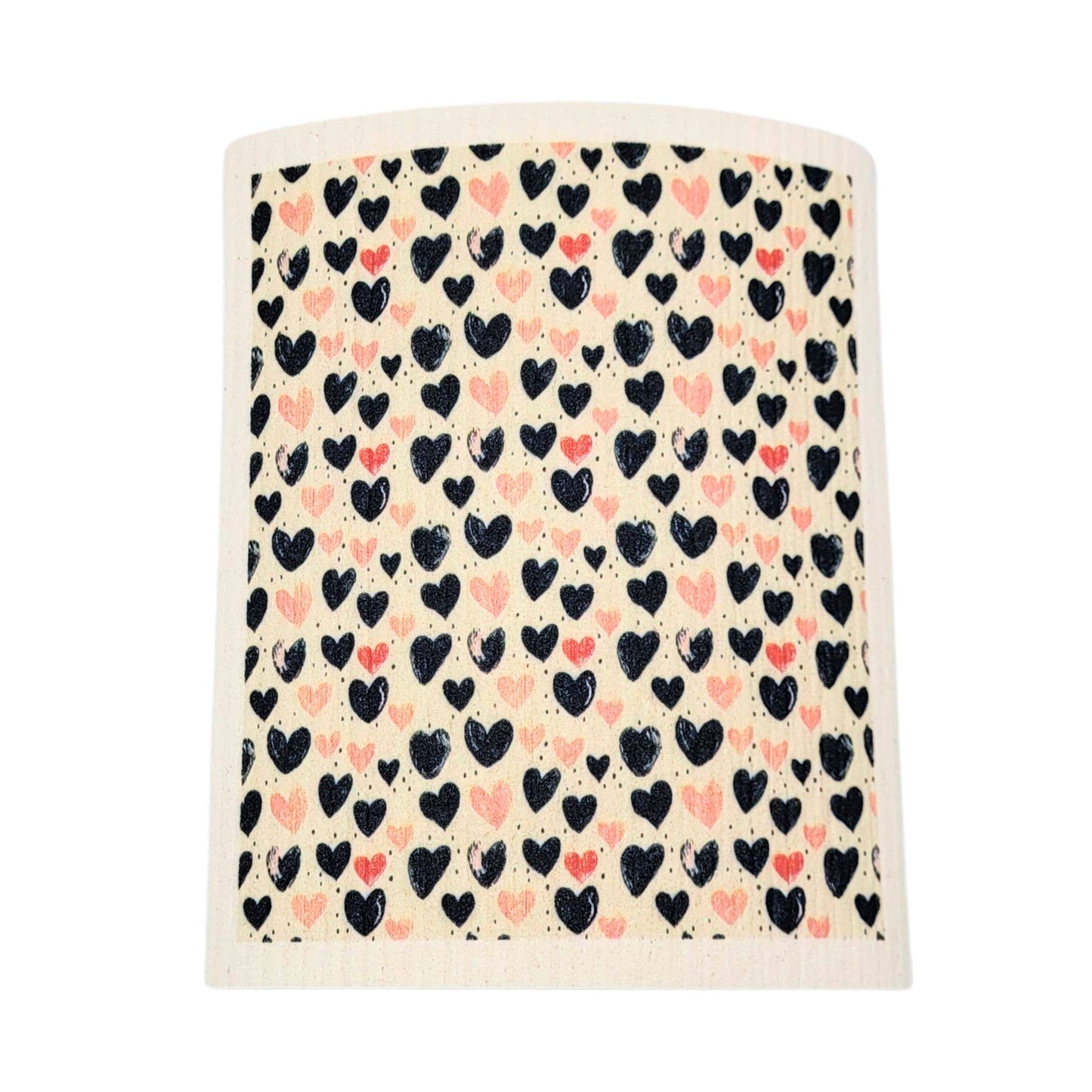 Black And Pink Swedish Dishcloths