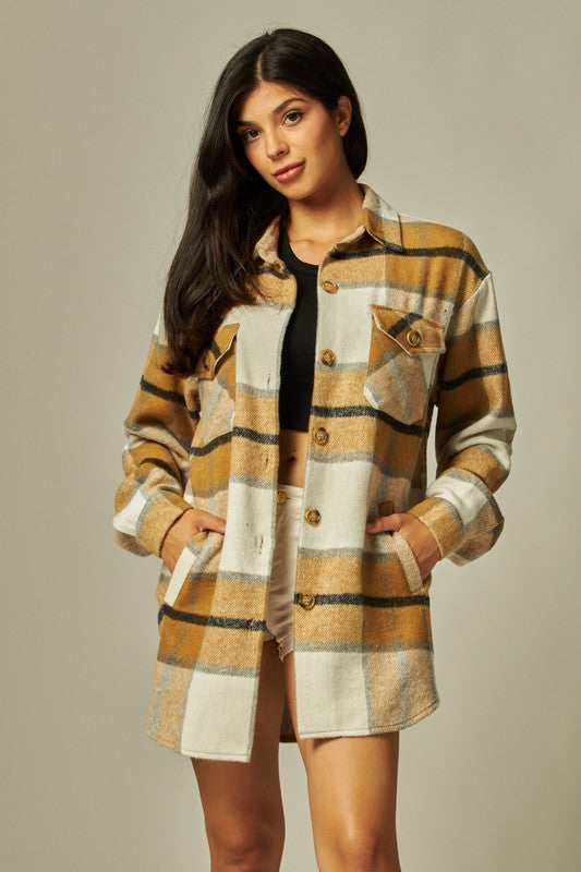 Loretta Flannel Shacket