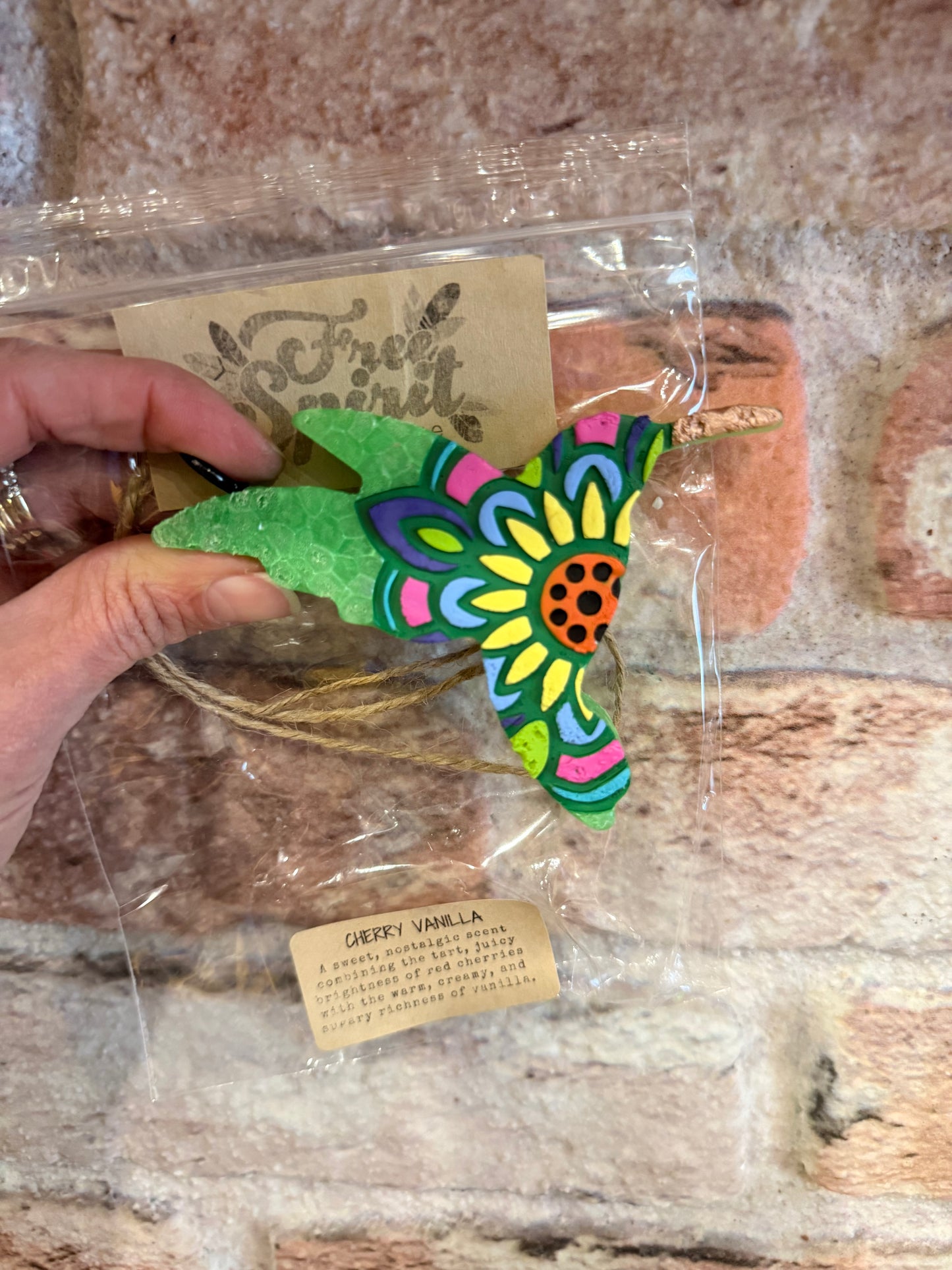 Hummingbird Freshie - Cherry Vanilla Scent