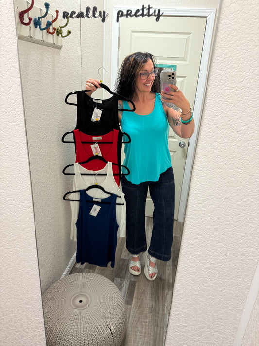 Raelynn Flowy Tank Top