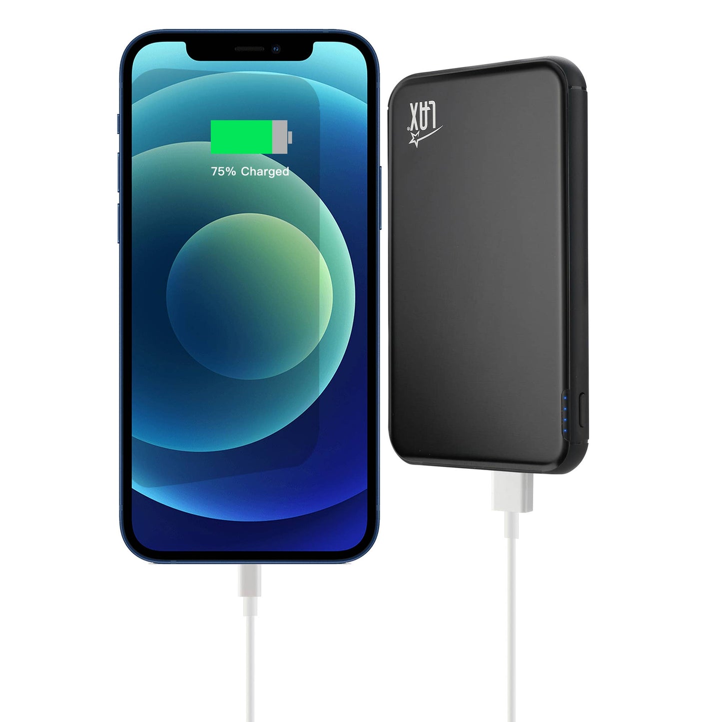 Portable Power Bank High Speed 7200 mAh Retail Pack: Black