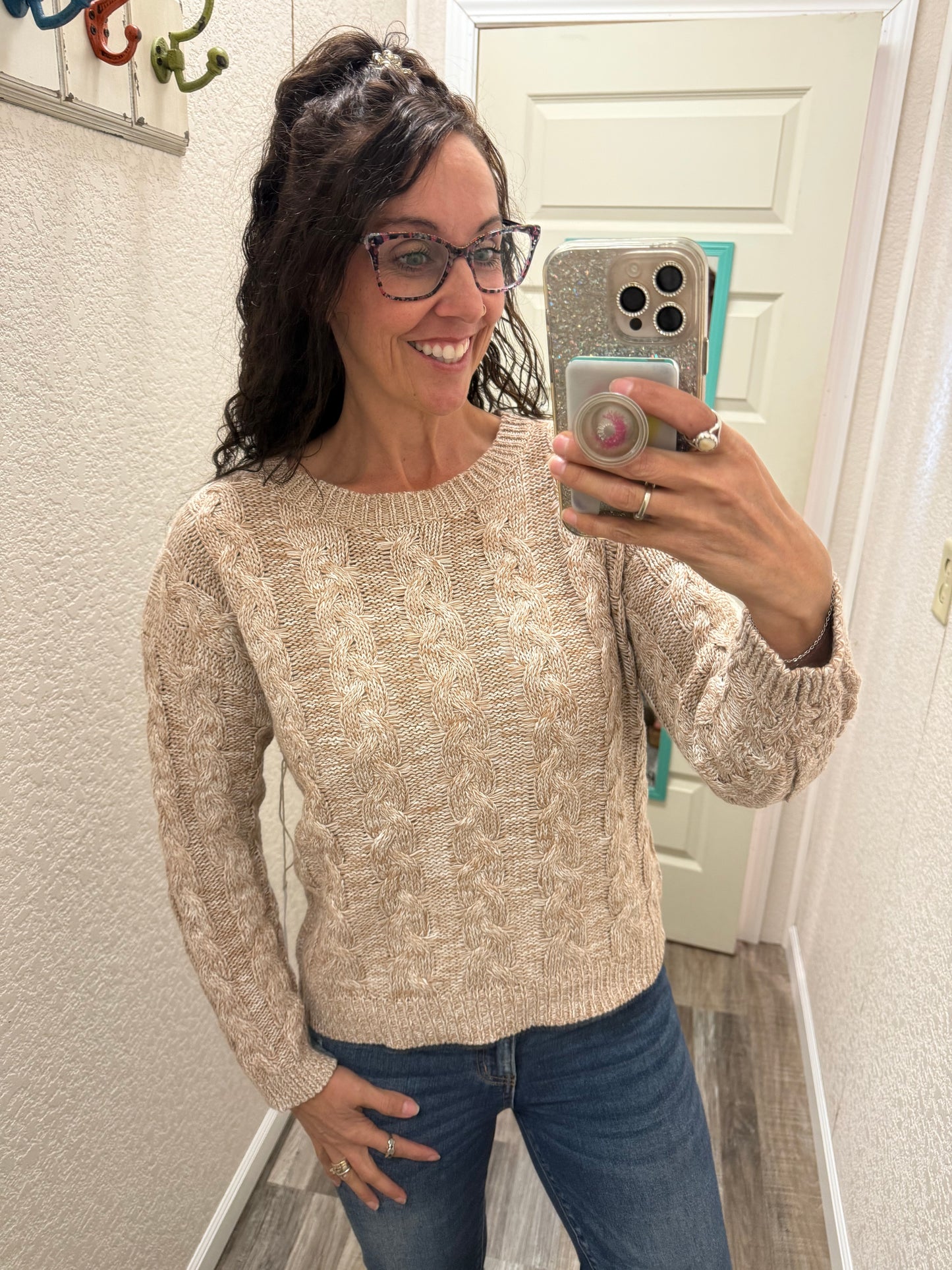 Caitlin Cable Knit Sweater