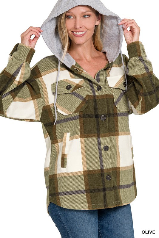 Shirley Fleece Plaid Shacket