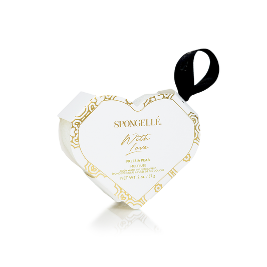 With Love Heart spongelle Buffer | Freesia Pear ^