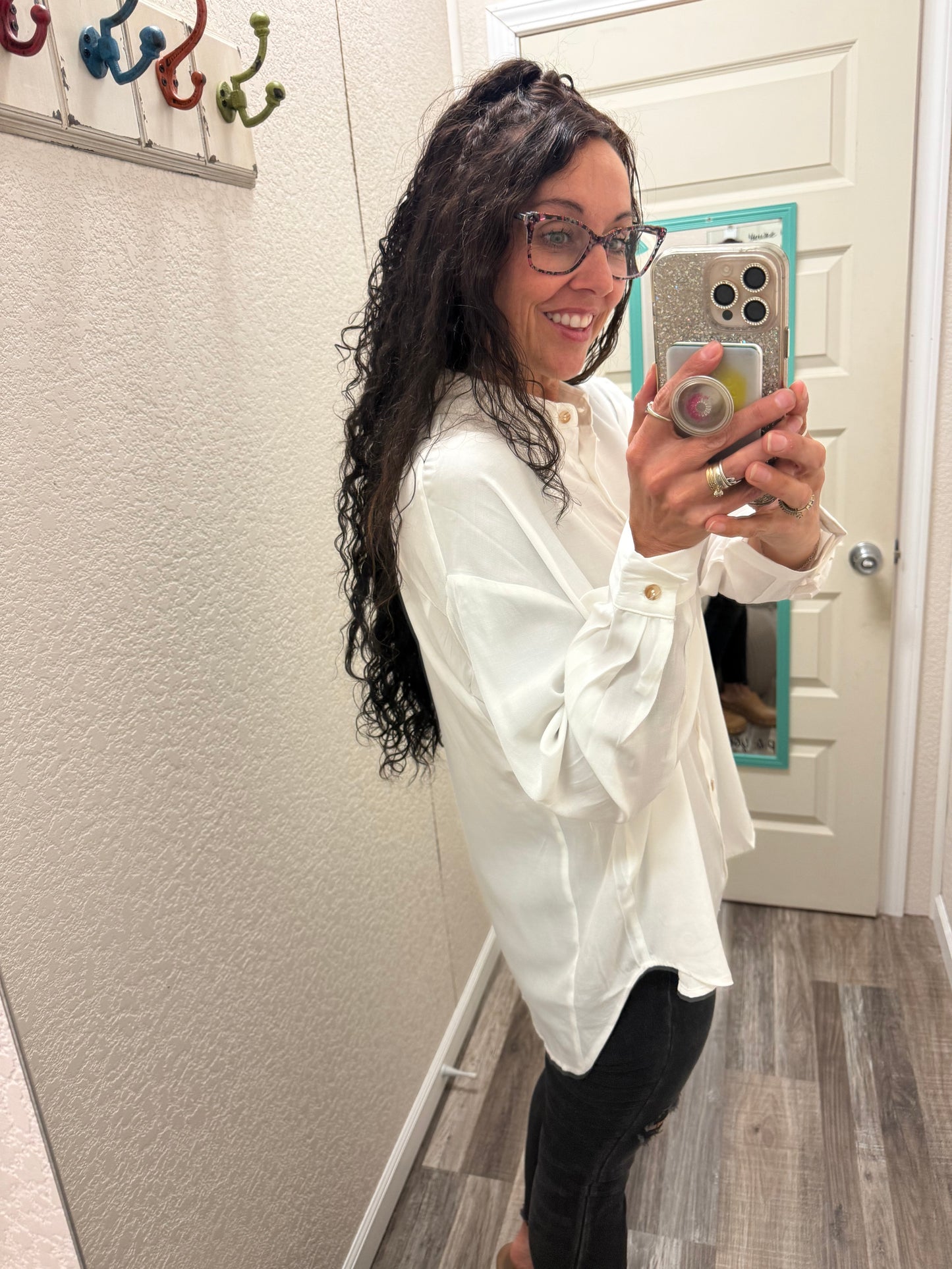 Vanna Versatile Classic Button Down Top