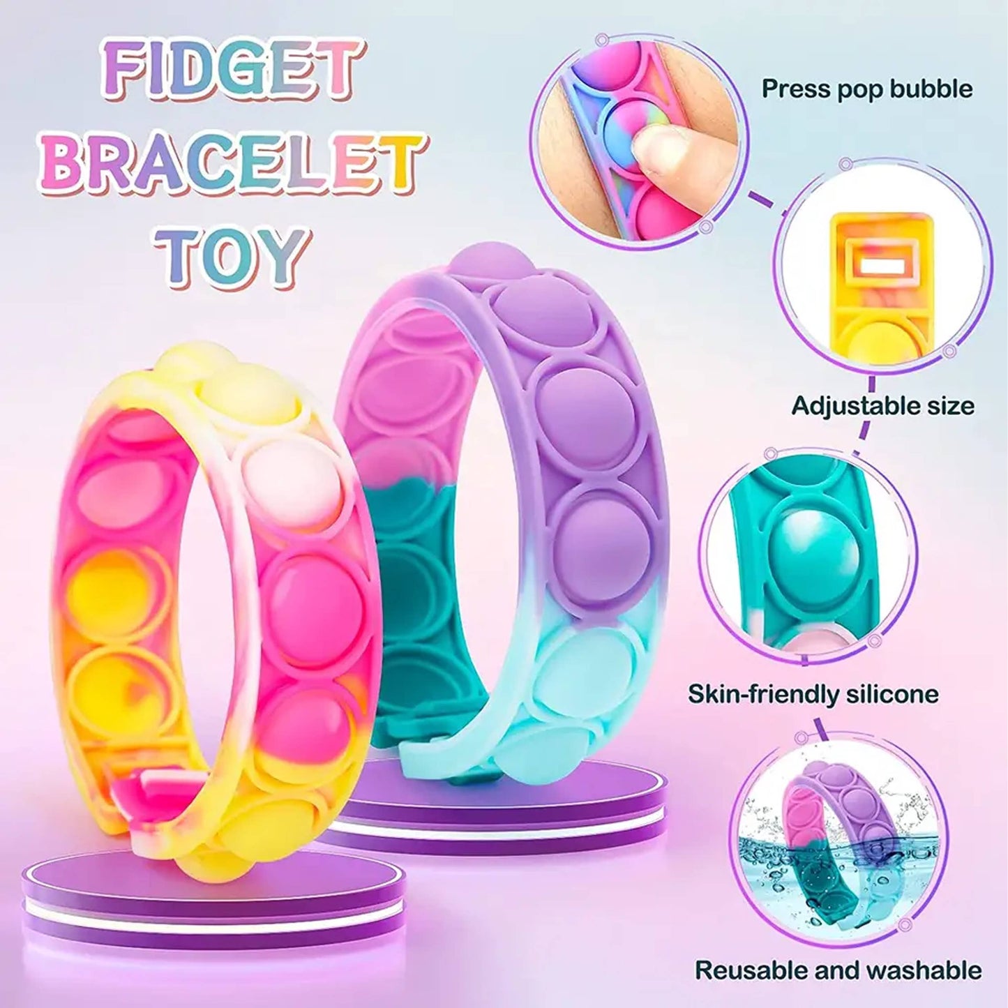 Stress Free Fidget Relaxing Sensory Bracelet