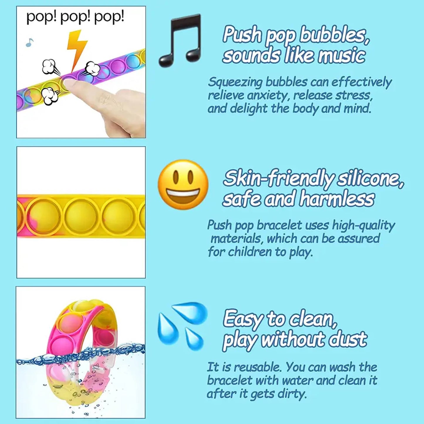 Stress Free Fidget Relaxing Sensory Bracelet