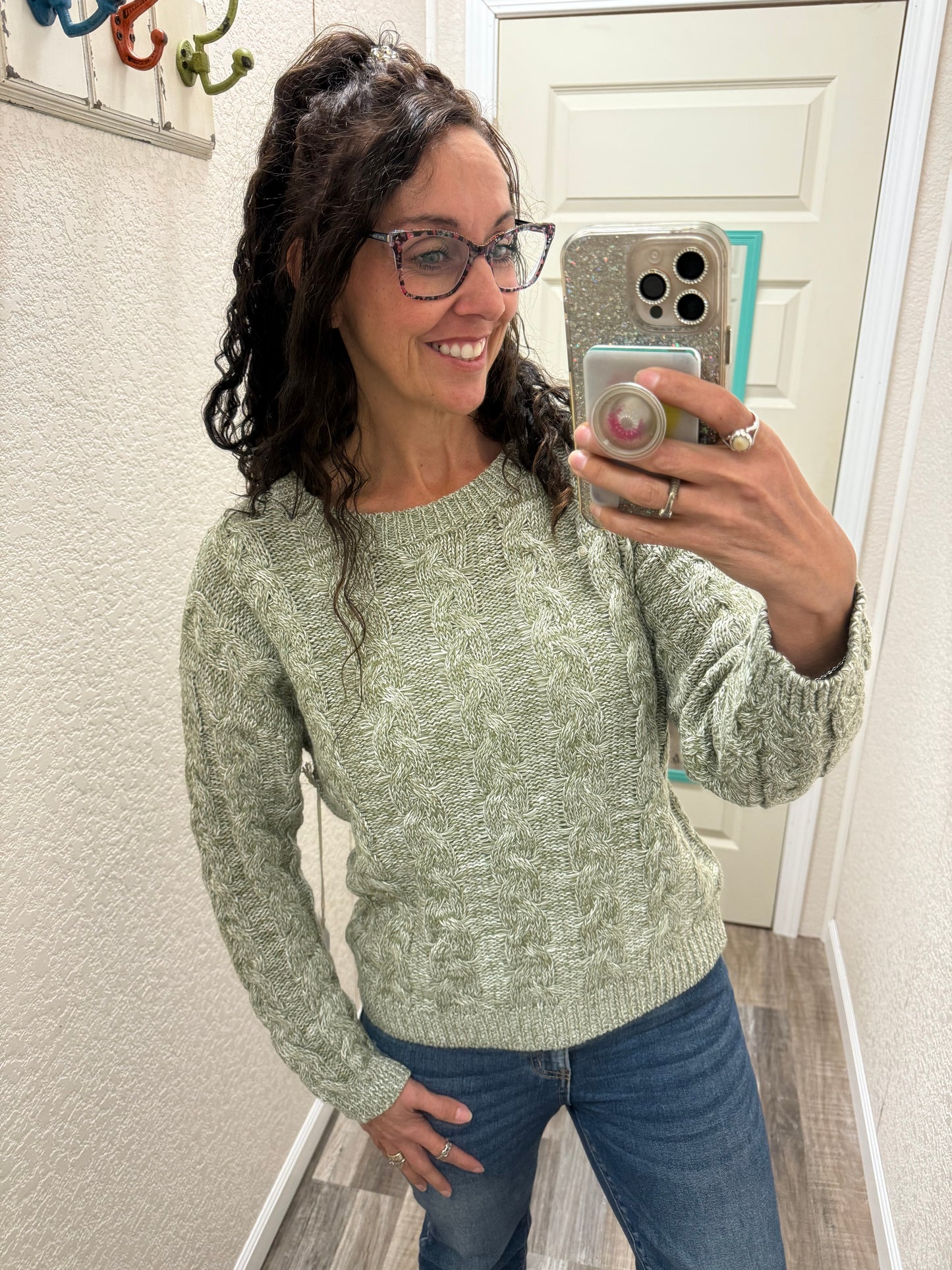 Caitlin Cable Knit Sweater