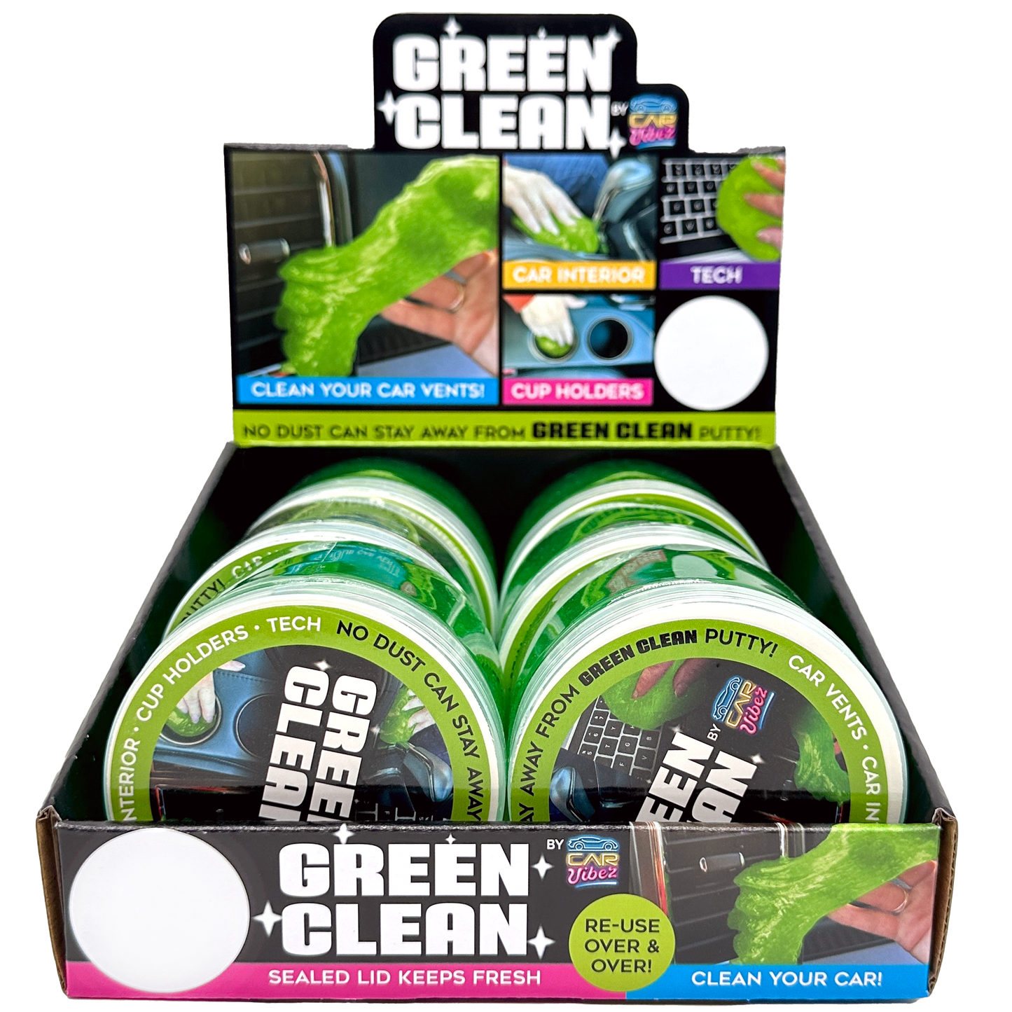 GREEN CLEAN CAR PUTTY