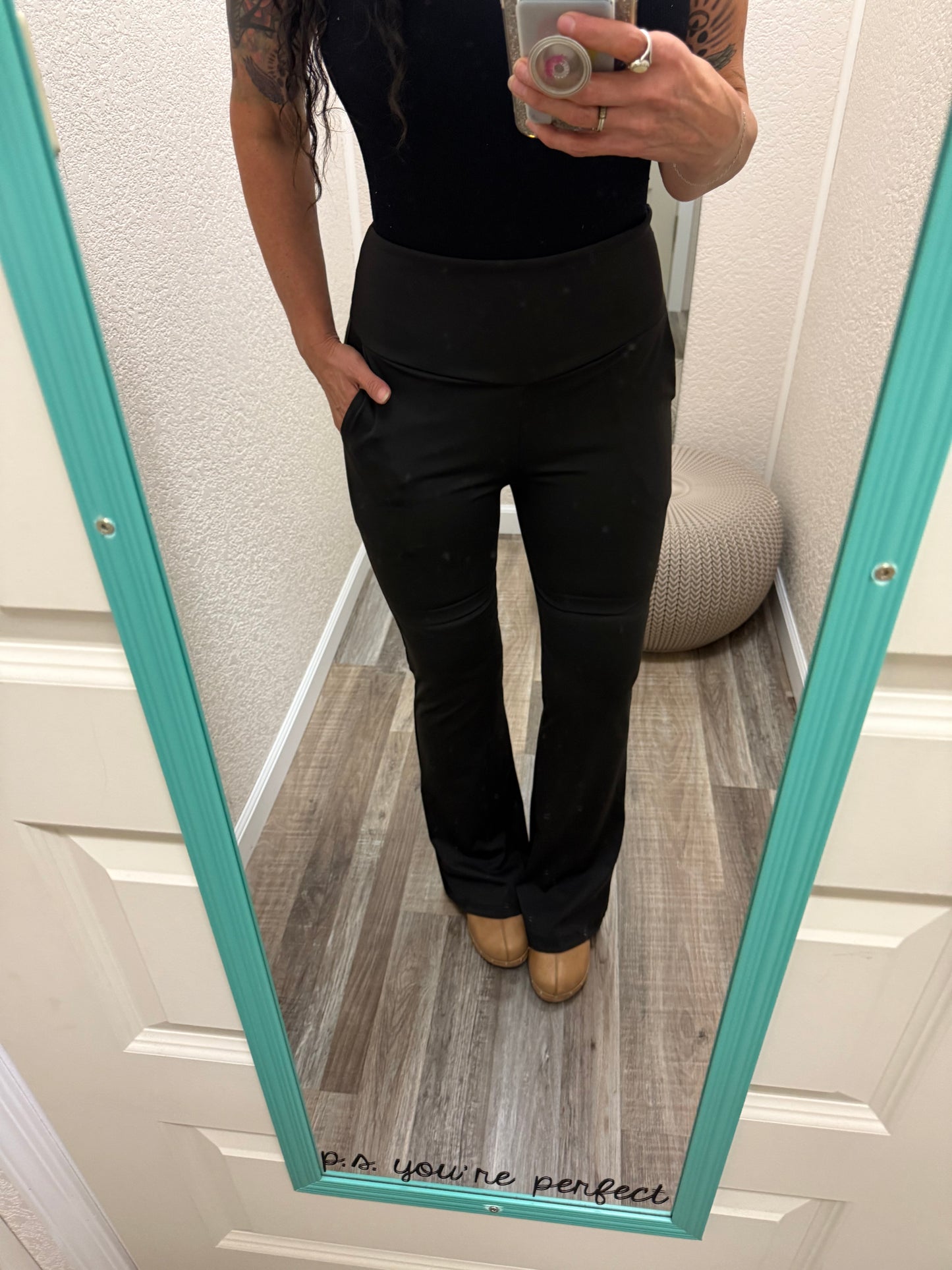 Mandi Everyday Tummy Control Full Length Pants with Pockets