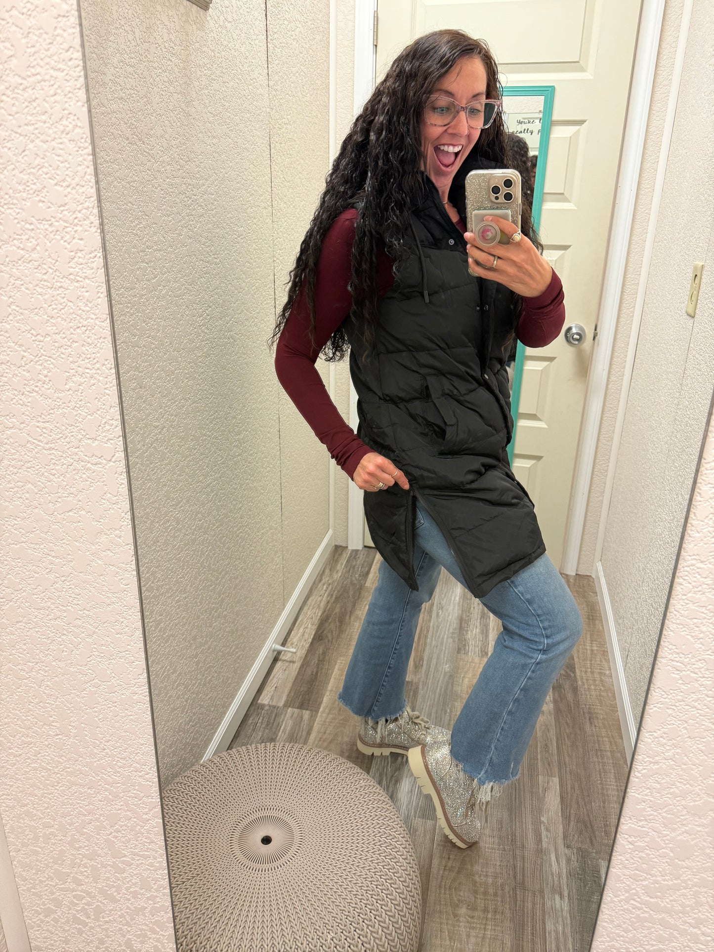 Vivi Long Puffer Vest