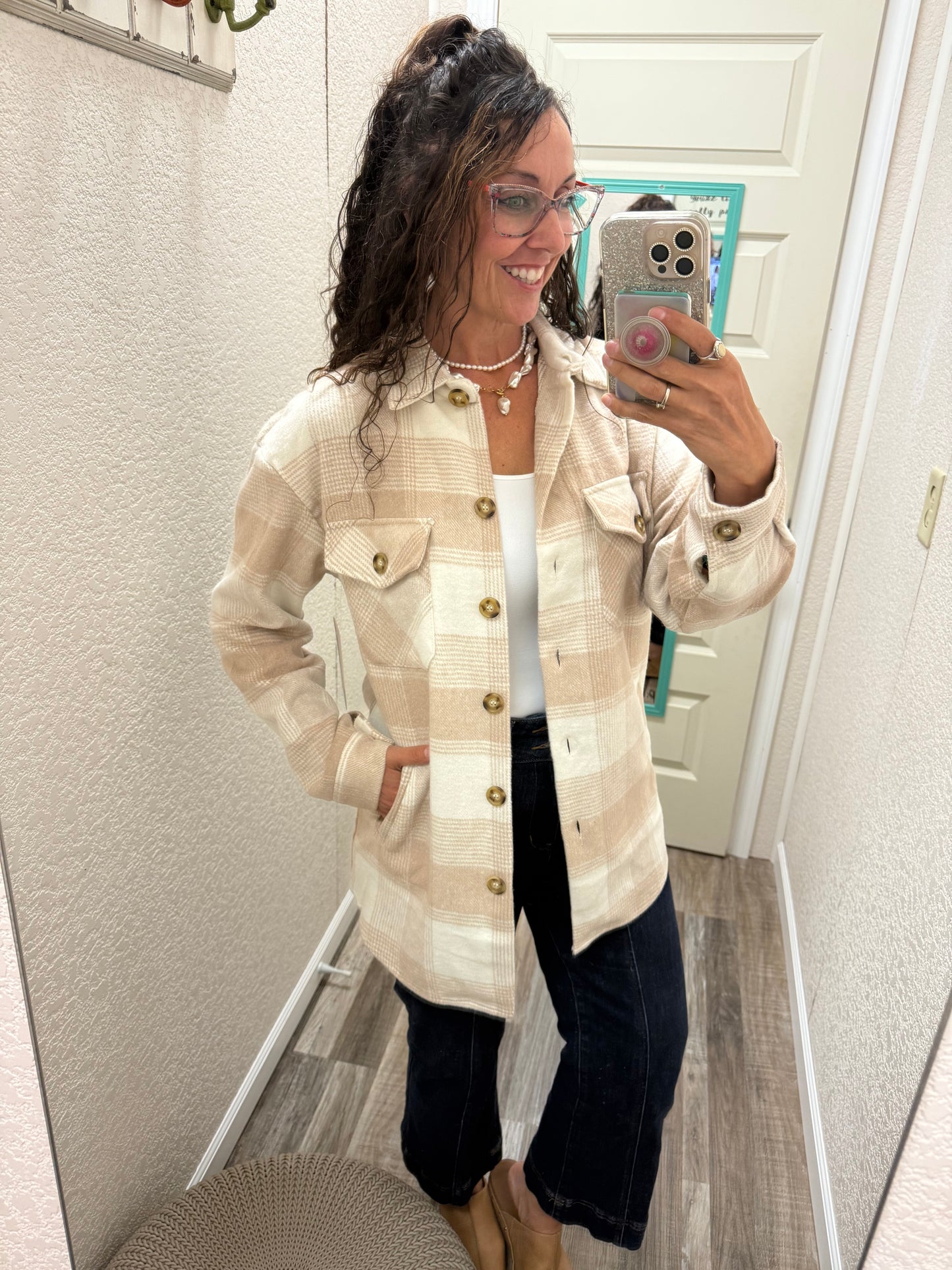 Loretta Flannel Shacket