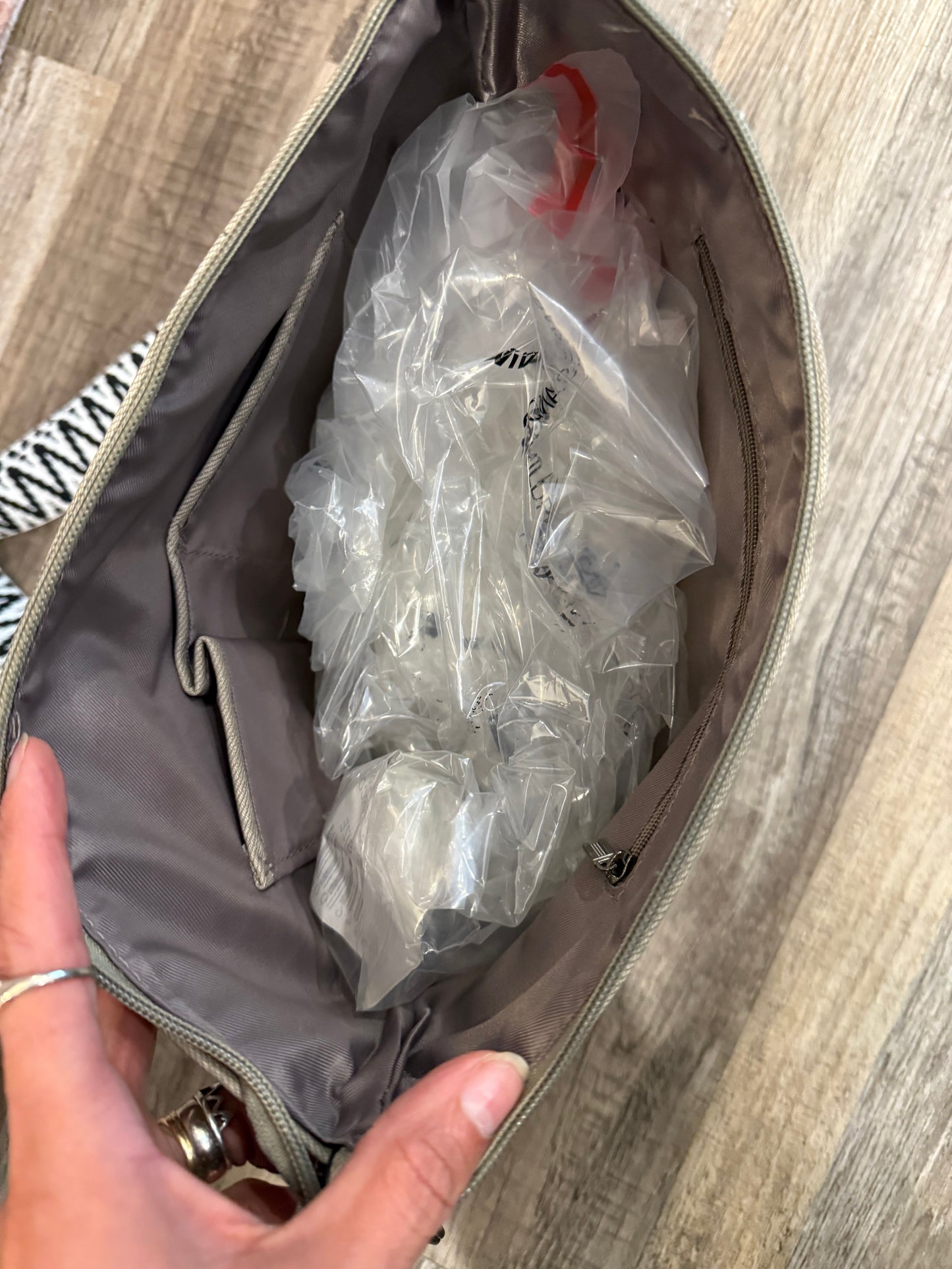 Washed Grey Purse