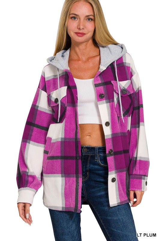Shirley Fleece Plaid Shacket