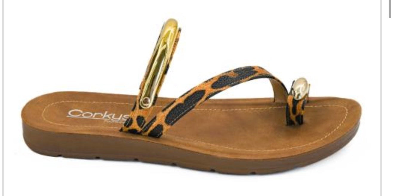 Hit The Strip Leopard - Corky’s Sandals
