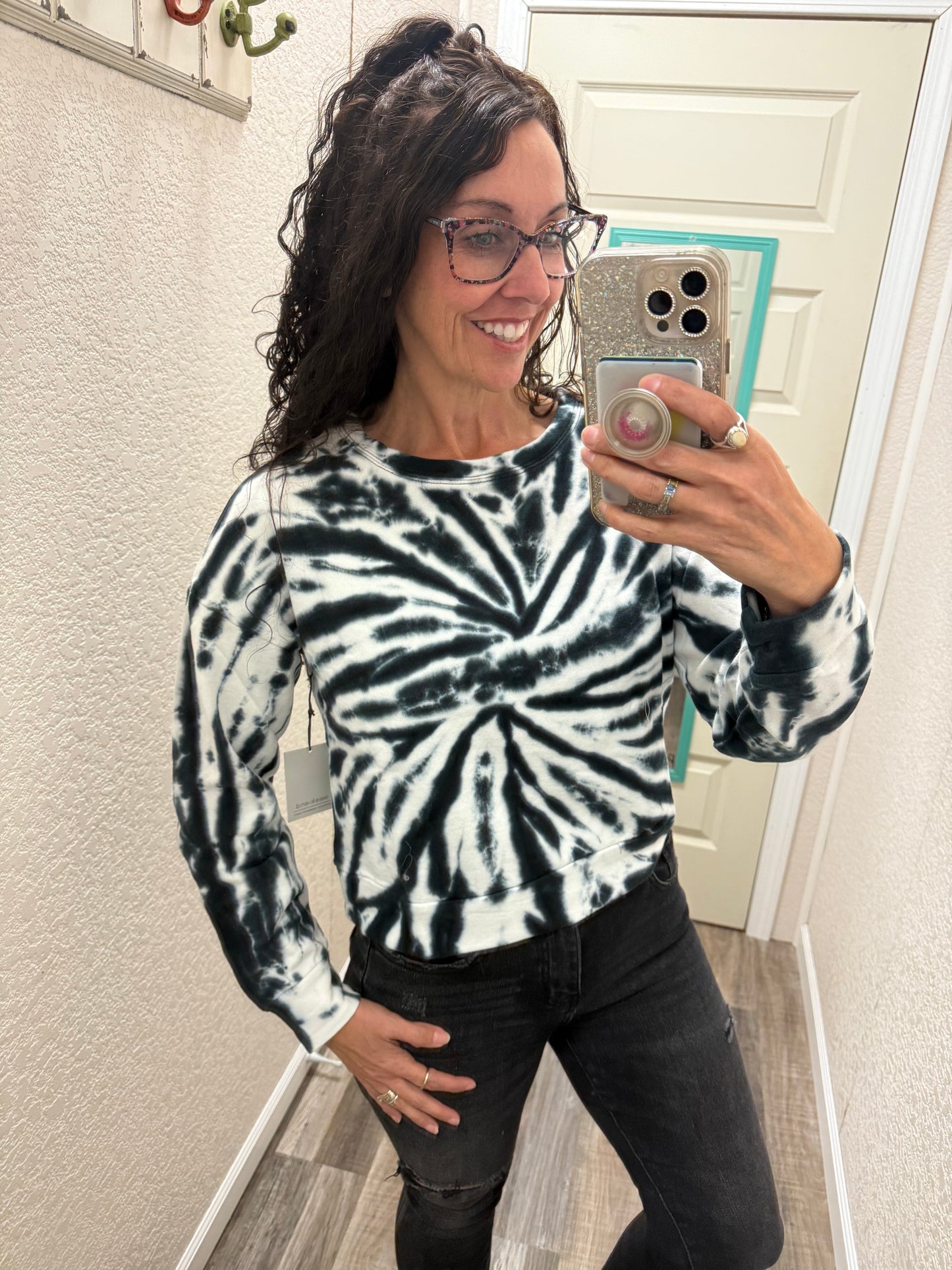 Sunset Spiral Tie Dye Sweatshirt