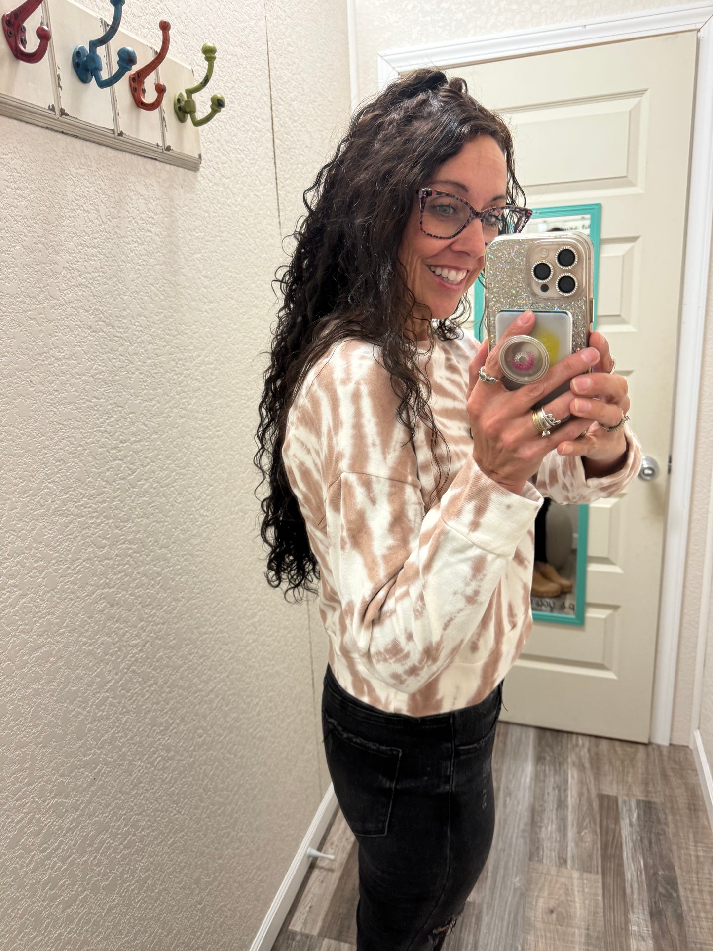 Sunset Spiral Tie Dye Sweatshirt