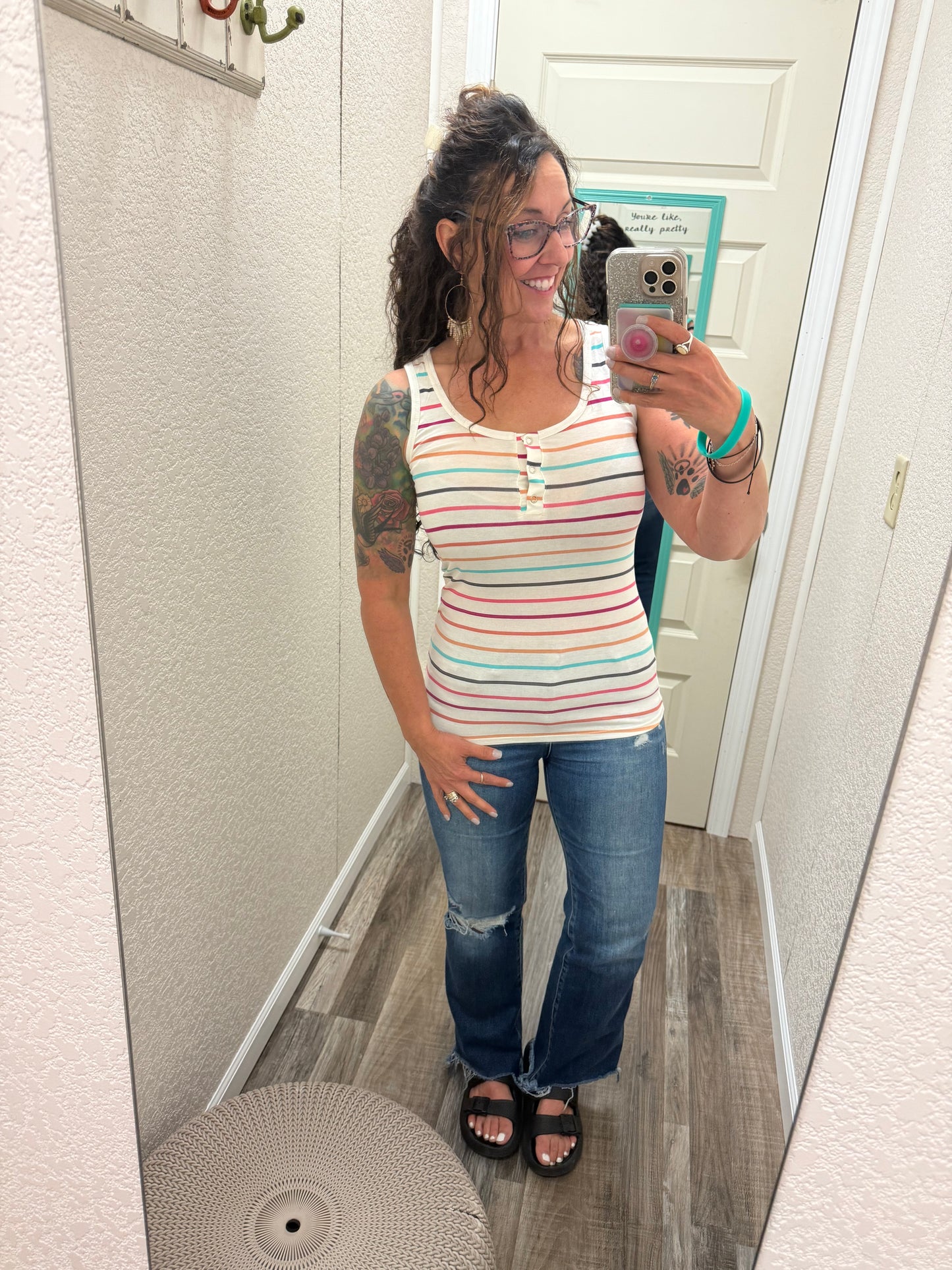 Happy Stripes Tank Top