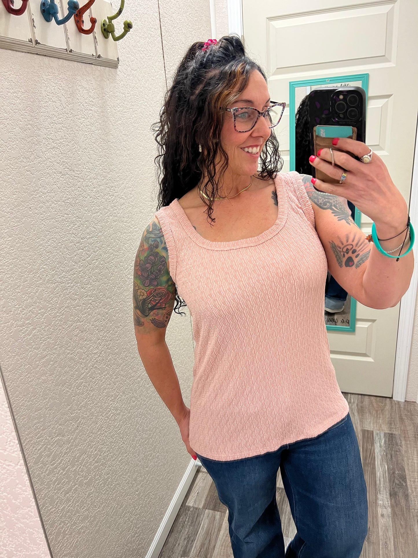 Jess Jaquard Tank
