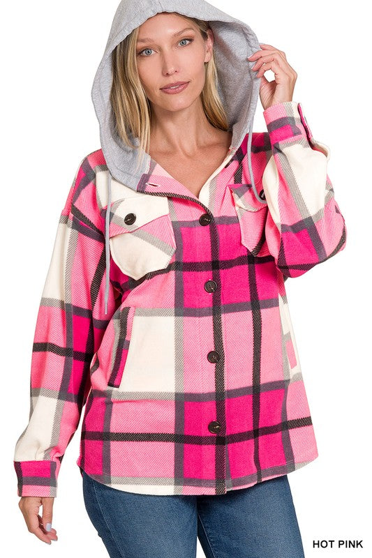 Shirley Fleece Plaid Shacket