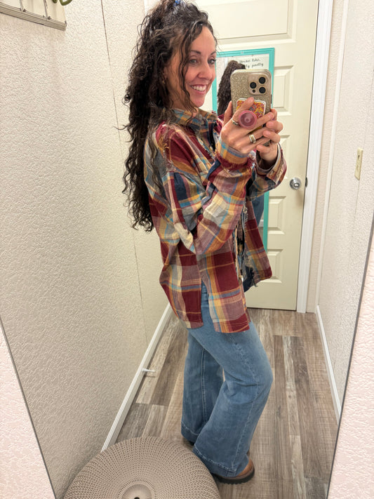 Shirley Flannel Button Down