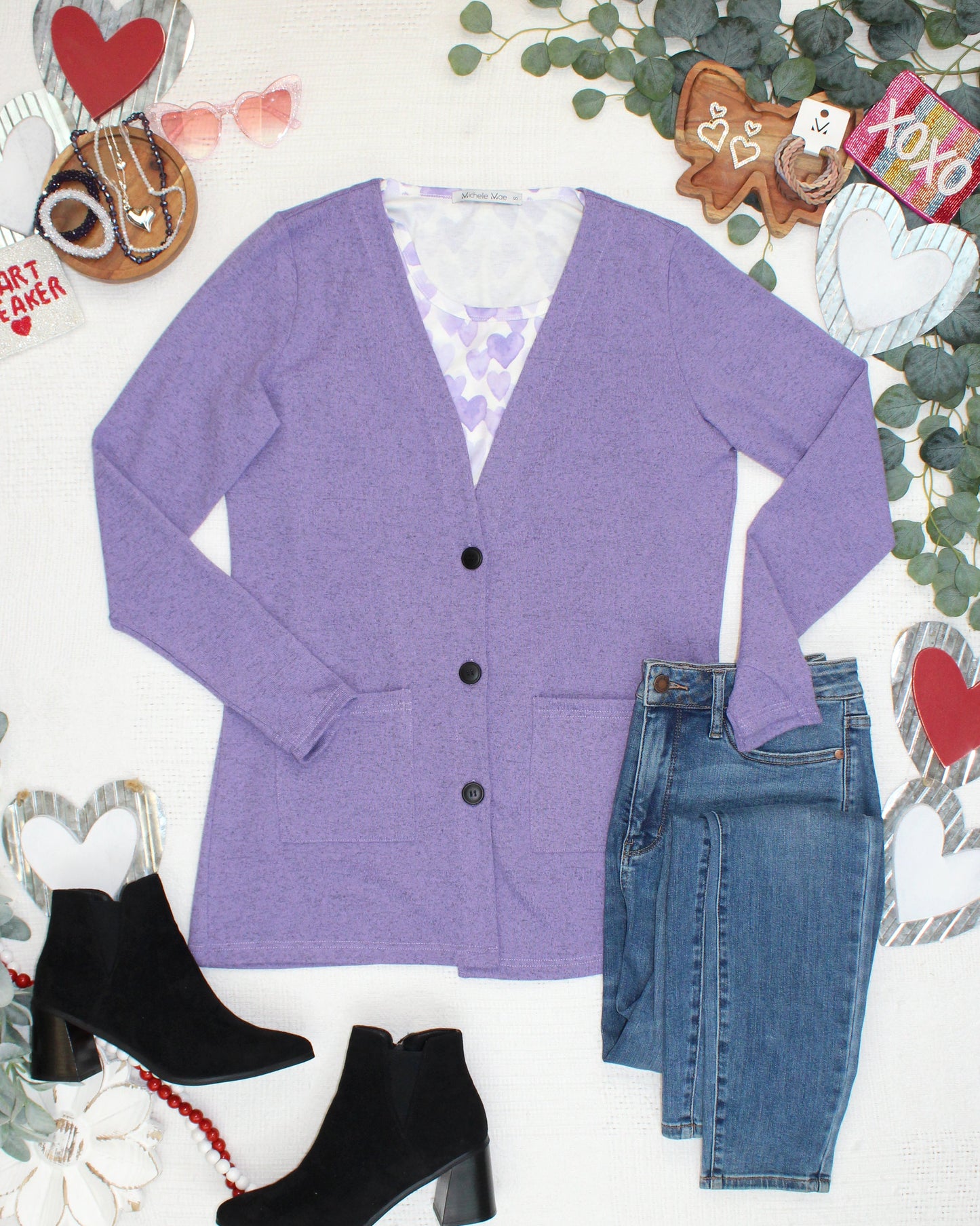 PREBOOK Cori Cardigan - Lavender