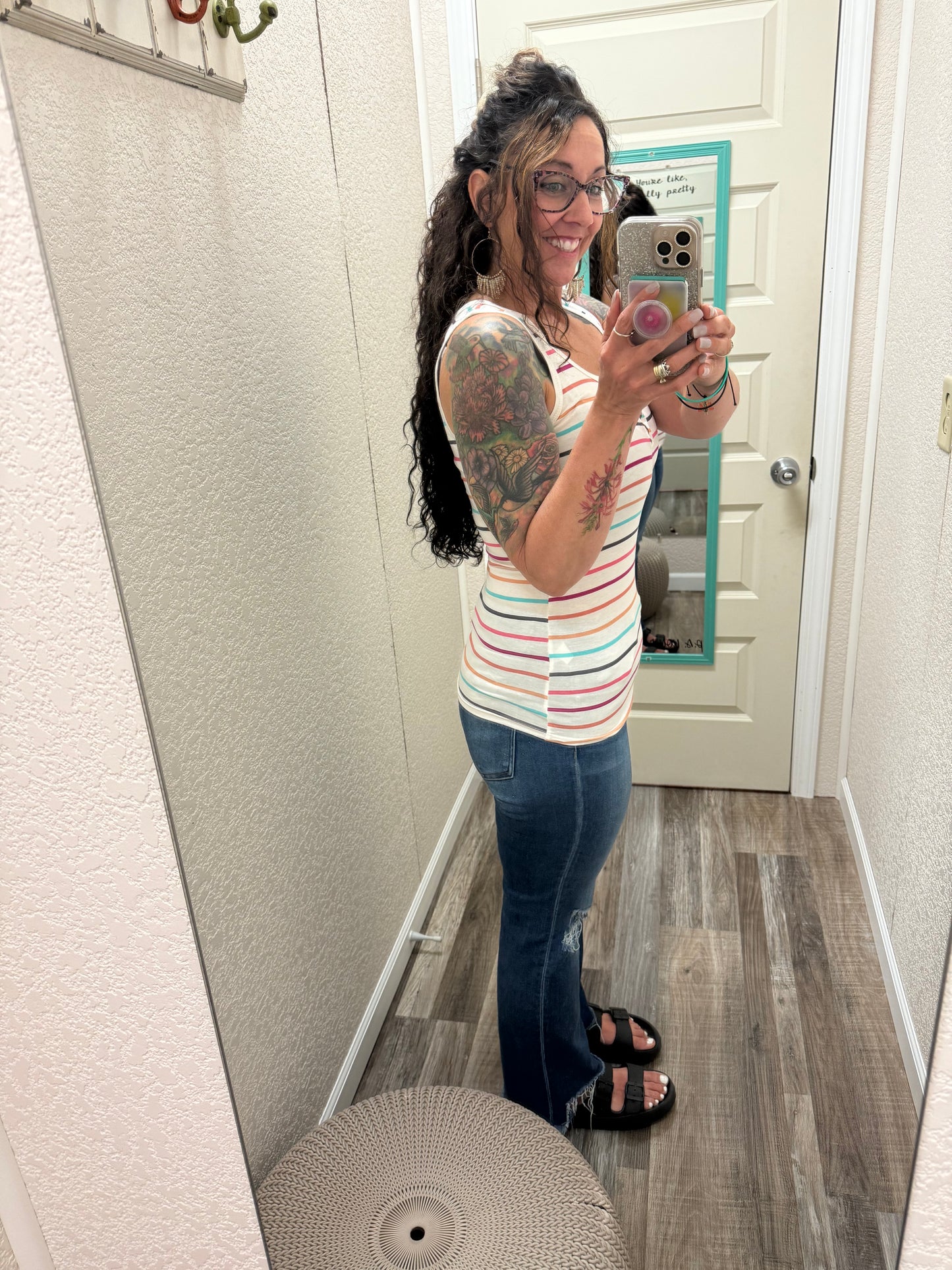 Happy Stripes Tank Top