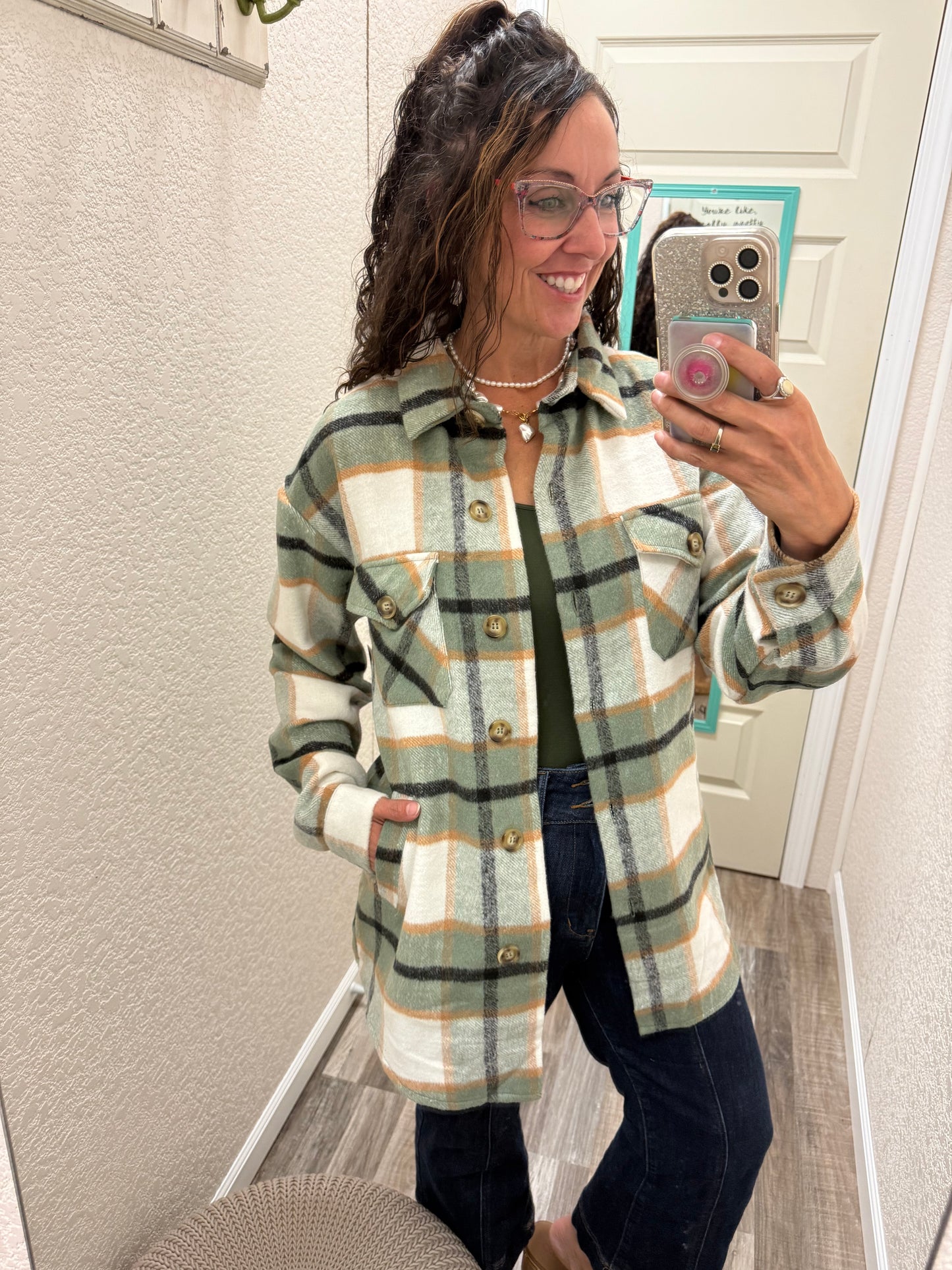 Loretta Flannel Shacket
