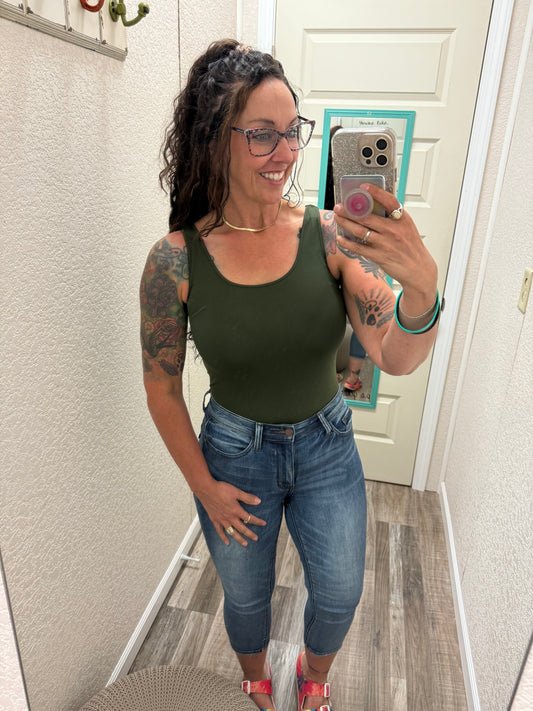 Green Trust Me Tank Top