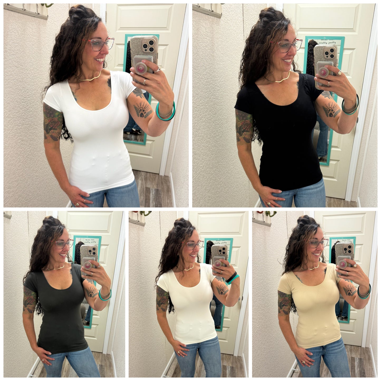 Trust Me Short Sleeve Top - One Size