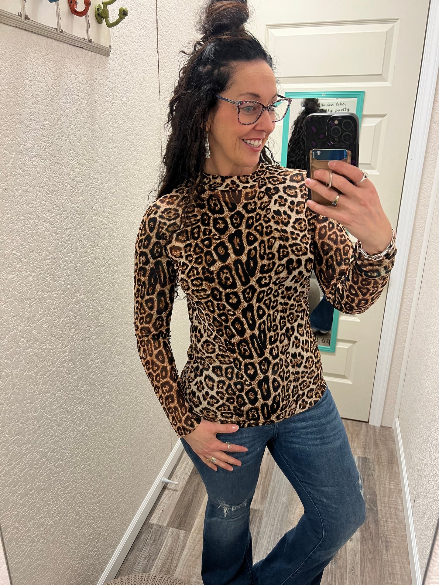 Hear Me Roar Mesh Top