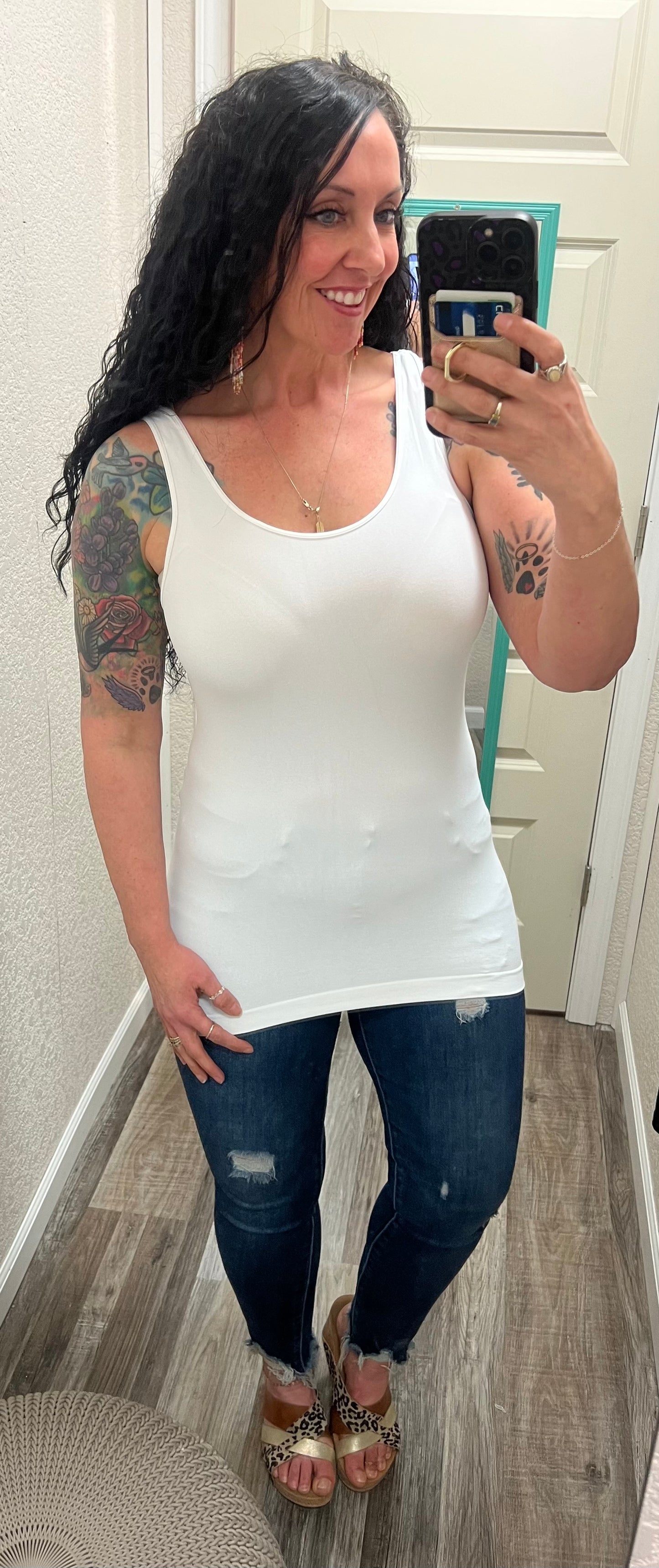 Trust Me Tank Top (White)