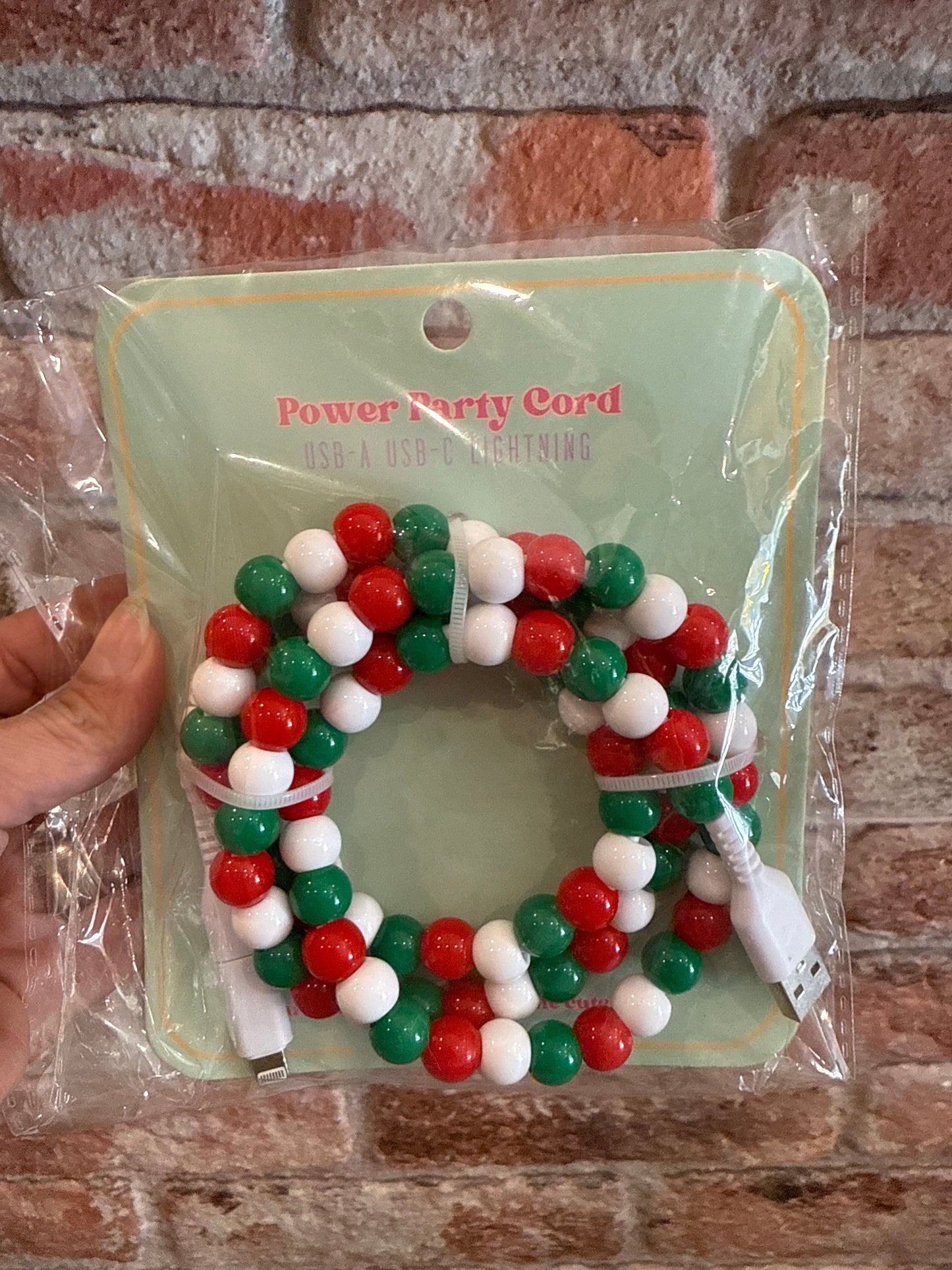 Christmas 3 in 1 Power Party Cord Charger