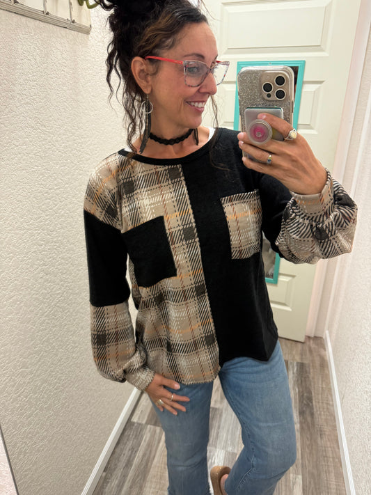 Kassie Color Block Sweater