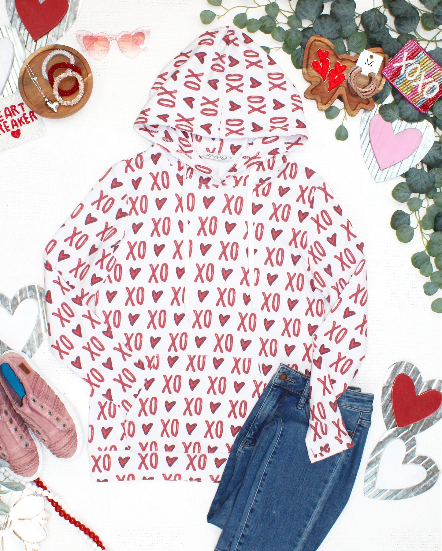 Hailey Pullover Hoodie - XOXO