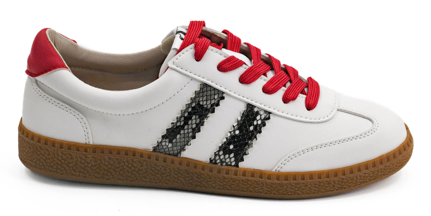 Heads Up - White with Snake Corkys