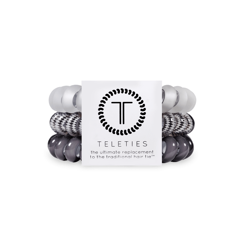 Teleties Small Silver Flames