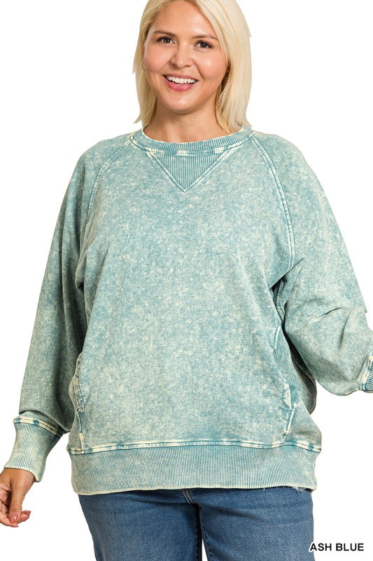 Donna Crewneck Sweatshirt With Pockets