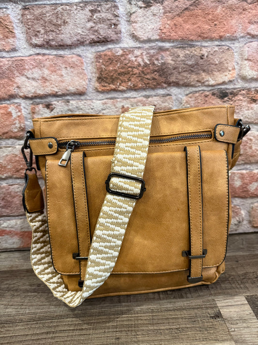 Cameron Camel Crossbody Purse