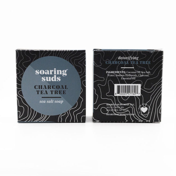 Charcoal Tea Tree Sea Salt Spa Bar