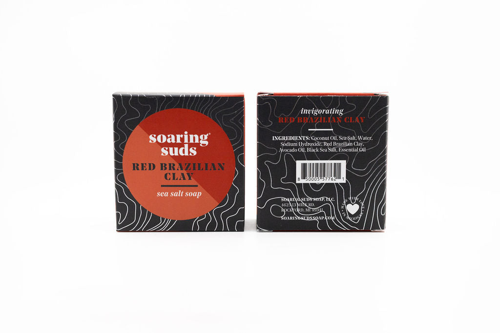 Red Brazilian Clay Sea Salt Spa Bar