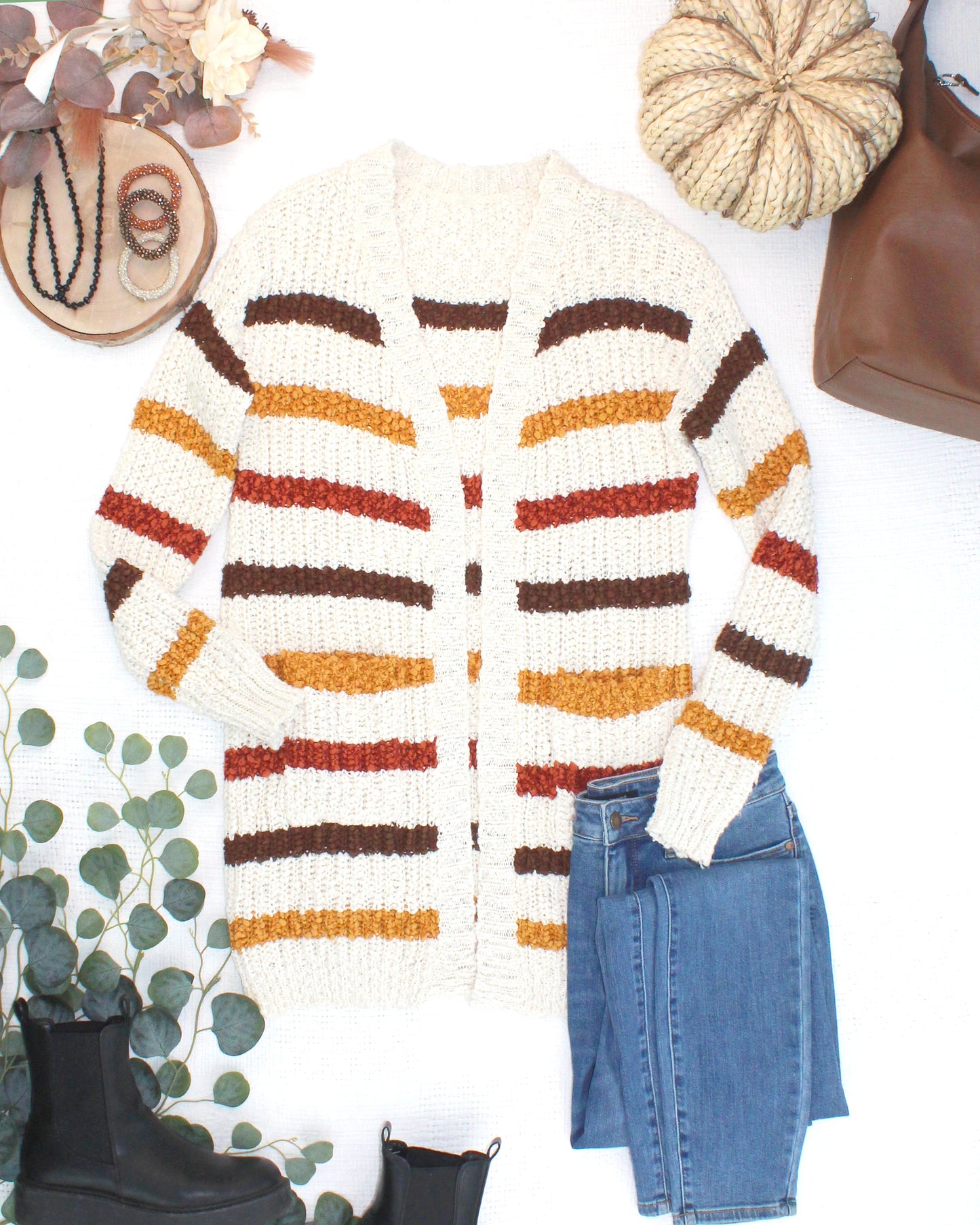 IN STOCK Fall Striped Cardigan