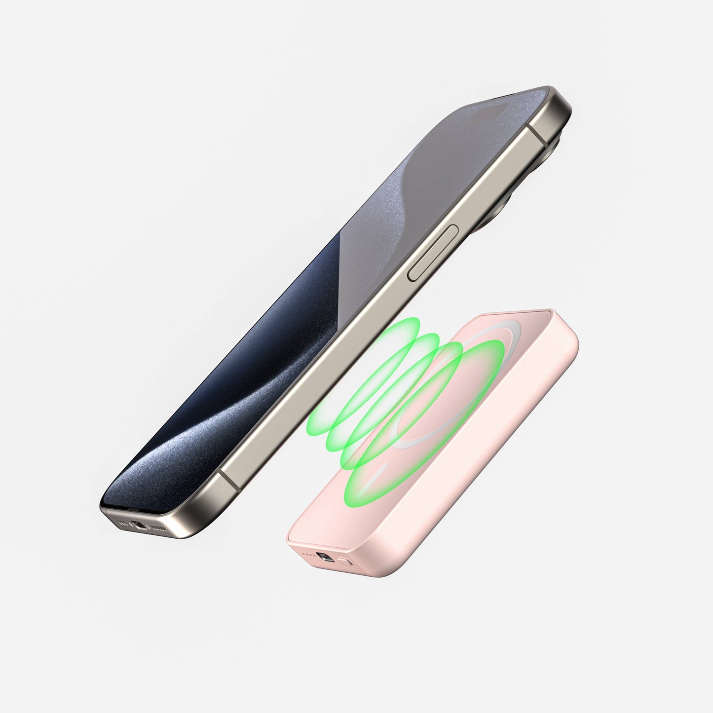 Lavender MagSafe 7200mAh Wireless Power Bank – Fast & Portable