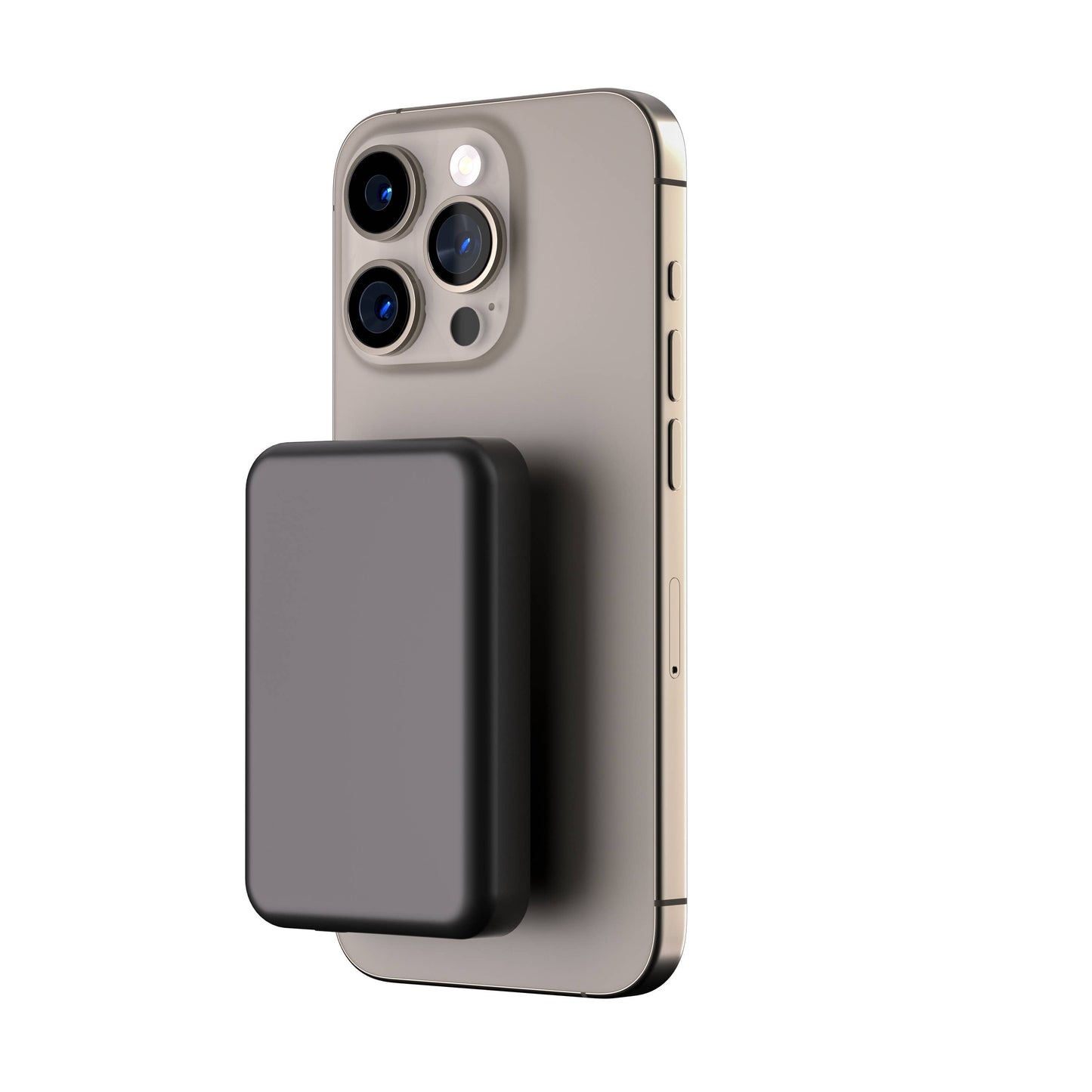 Black MagSafe 7200mAh Wireless Power Bank – Fast & Portable